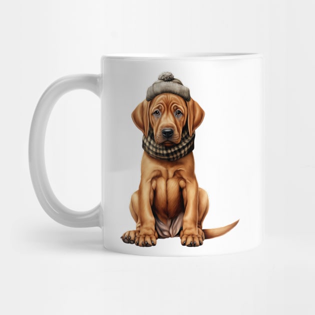 Winter Rhodesian Ridgeback Dog by Chromatic Fusion Studio